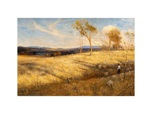 Golden summer, Eaglemont by Arthur Streeton