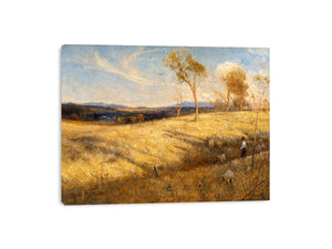 Golden summer, Eaglemont by Arthur Streeton