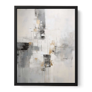 Abstract Black And Grey Painting-1