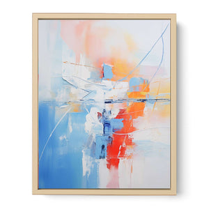 Abstract Painting Multicolor Streched canvas