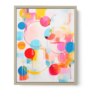 Abstract Mix Color Painting Art Print