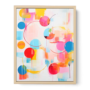 Abstract Mix Color Painting Streched canvas