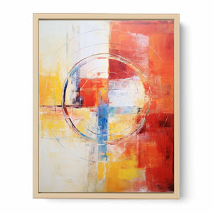 Abstract Painting Mix Color Streched canvas