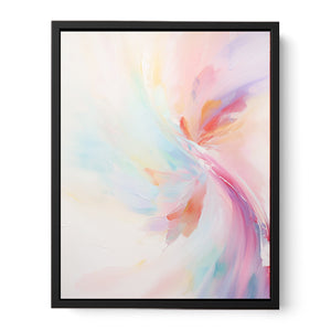 Light Color Abstract Painting Canvas Print