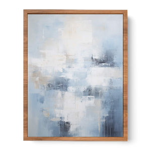 Abstract Grey Painting Poster