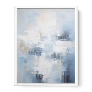 Abstract Grey Painting Framed Print