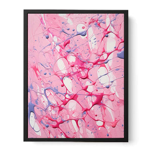 Dripping Color Painting Canvas Print