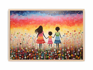 Kids Colorfull Art Painting Streched canvas