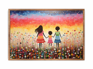 Kids Colorfull Art Painting Poster