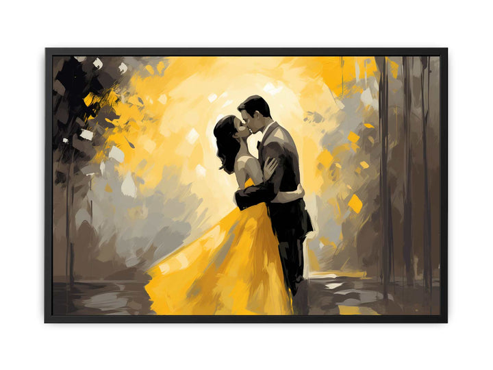  Couple Yellow Art Painting  