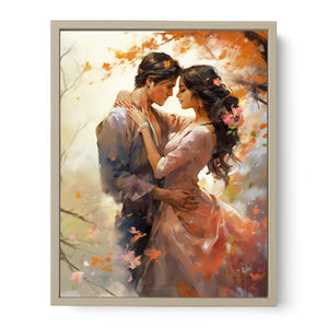 Couple Painting Art Print