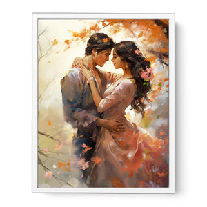 Couple Painting Framed Print