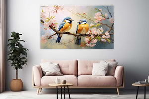 Bird Branches Painting