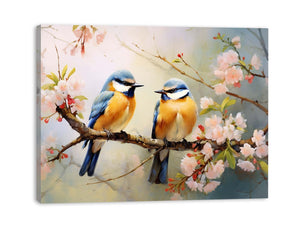 Bird Branches Painting