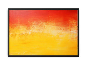 Red Yellow Abstract Canvas Print