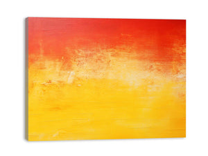 Red Yellow Abstract Painting