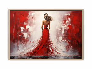 Crimson Aura Art Print