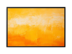 Orange Yellow Abstract Canvas Print