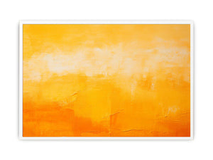 Orange Yellow Abstract Framed Print