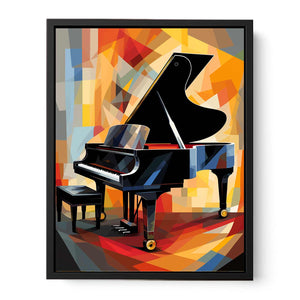 Piano Music Painting Canvas Print