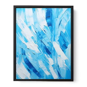Abstract Blue Palette art Painting Canvas Print