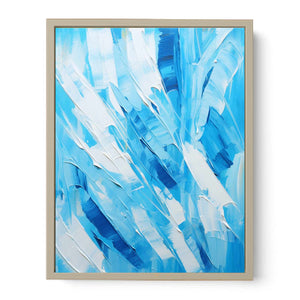 Abstract Blue Palette art Painting Art Print