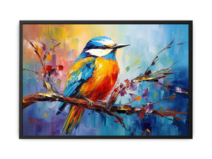 Modern Bird Art Painting Canvas Print