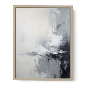 Abstract Grey Painting Art Print