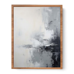 Abstract Grey Painting Poster