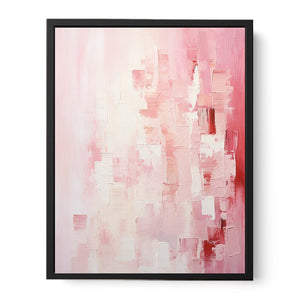 Abstract Pink Painting Canvas Print