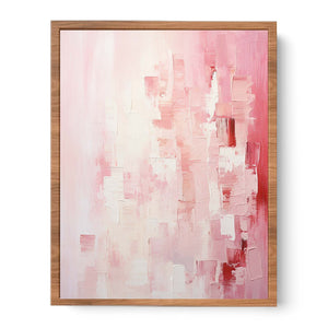 Abstract Pink Painting Poster