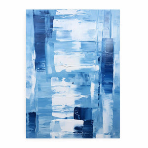 Blue Abstract Art Painting