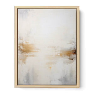 White Abstract Painting Streched canvas
