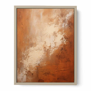 Abstract Brown Painting Art Print