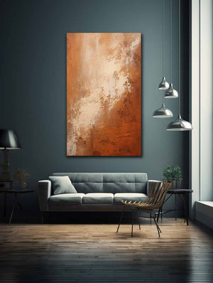 Abstract Brown Painting