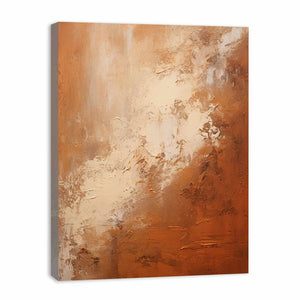 Abstract Brown Painting