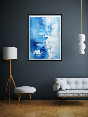 Abstract Blue Painting