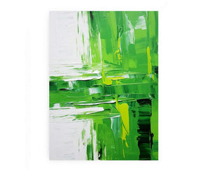 Abstract Green Painting