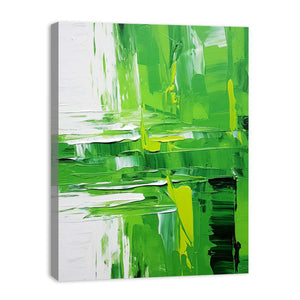 Abstract Green Painting