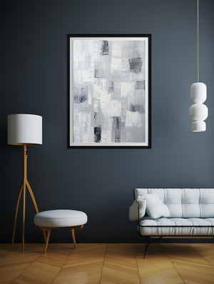 Abstract Painting Grey Painting
