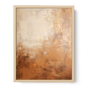 Brown Abstract Painting Streched canvas