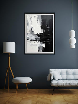 Abstract Black Painting