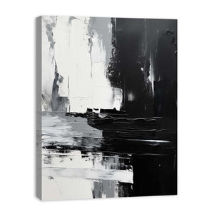 Abstract Black Painting