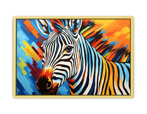 Zebra Stripes Streched canvas