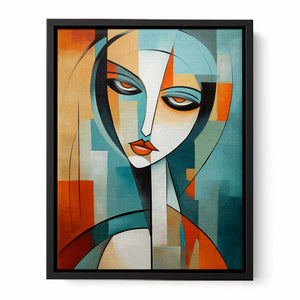 Cubist Woman Canvas Print