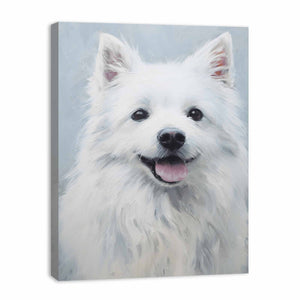White Dog Painting