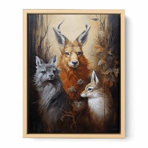 Three Animal Modern Art Painting Art Print