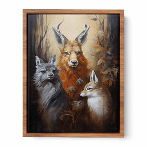 Three Animal Modern Art Painting Poster