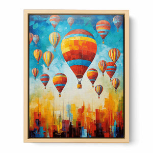 Hot Balloons Modern Painting Art Print
