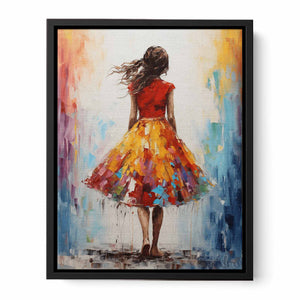 Chromatic Bloom Canvas Print
